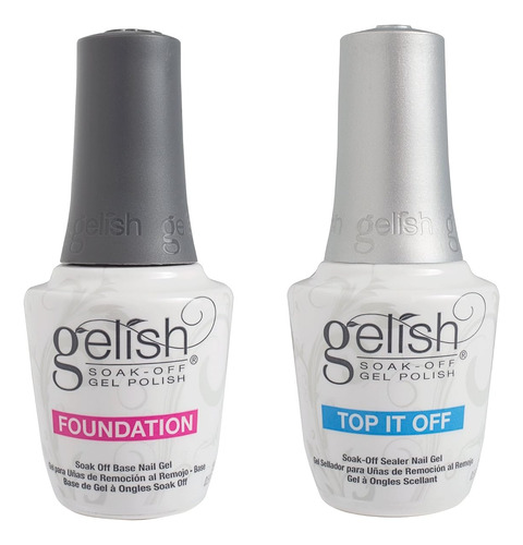 Gelish Dynamic Duo, Base Y Sellador Superior 15 Ml