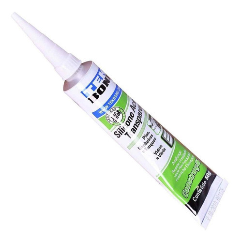Tubo de construcción de silicona acética antifúngica Tekbond, 50 g
