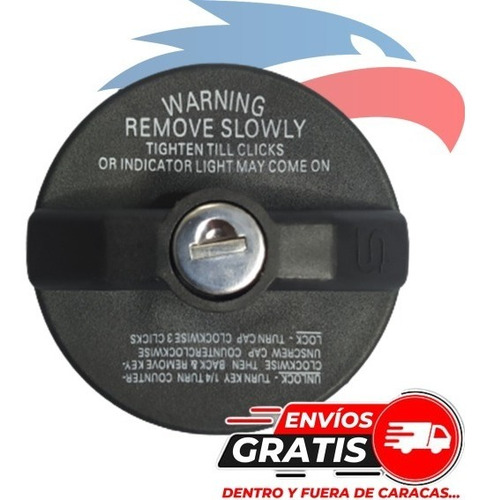 Imagen 3 de 5 de Tapa De Gasolina Chery Orinoco De Rosca Cerradura Y 2 Llaves