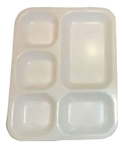 Charola De 5 Divisiones Plástico Duro 34.5x26.5 100pz