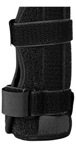 Férula De Aluminio Para Muñeca Con Protector De Dedos Color Negro
