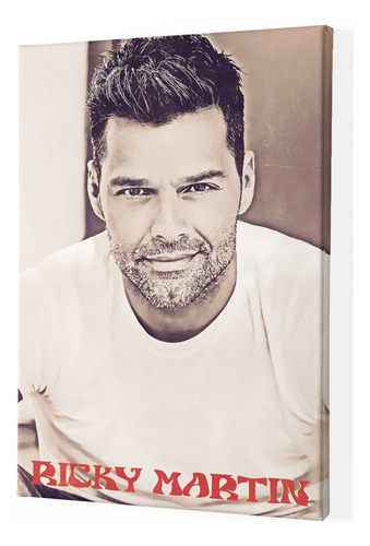 Cuadro Moderno Ricky Martin Mural Chic Full Hd
