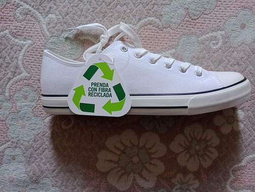 Tenis Blancos Médico Hospital Enfermero Snekers Talla 28