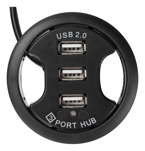 Hub Usb Tr Puerto 2.0 Escritorio Forma Redonda 3 Plug And 5