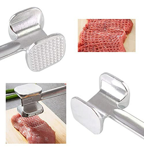 Martillo Para Carne Multifunción De Doble Cara, Tiernizador