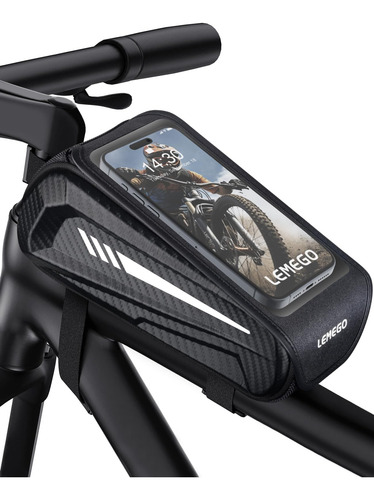Lemego - Bolsa De Marco Frontal Para Bicicleta, Impermeable,