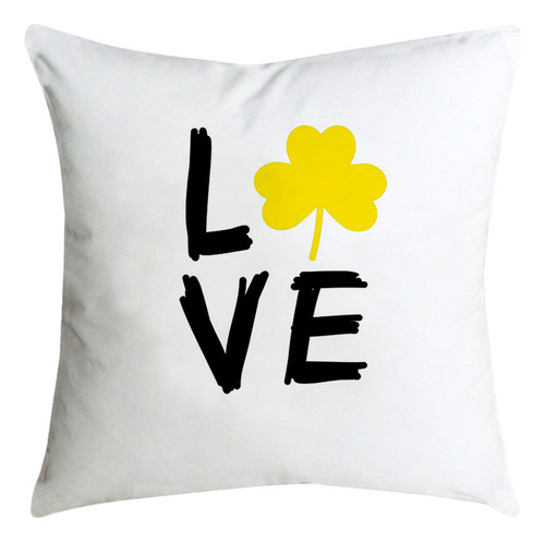 E Pineapple Leaf Yellow Funda Sofá Cojín Cintura Cojín Co