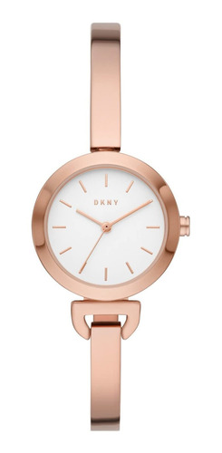 Reloj Mujer Dkny Ny2992 Cuarzo Pulso Oro Rosa En Acero