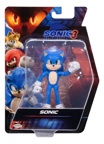 Muñeca articulada Sonic de 12 cm - Sonic 3: La película