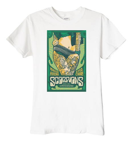 Polera Scorpions Whitesnake Movistar 2019 Rock Abominatron