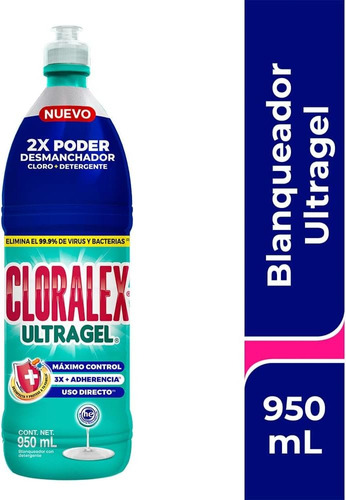 Blanqueador Multiusos Cloralex Max En Gel 950 Ml