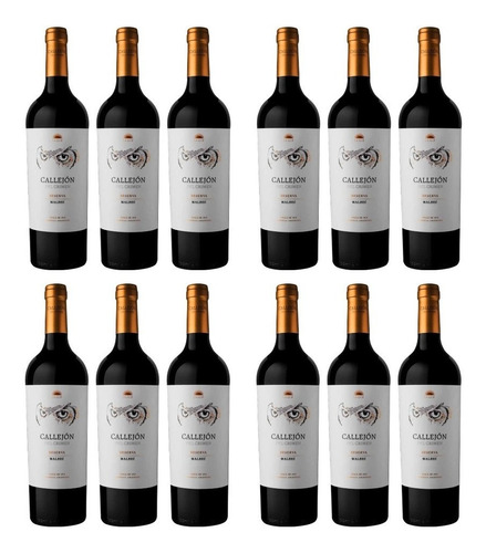 Vino Callejon Del Crimen Reserva Malbec Caja X 12 Unidades