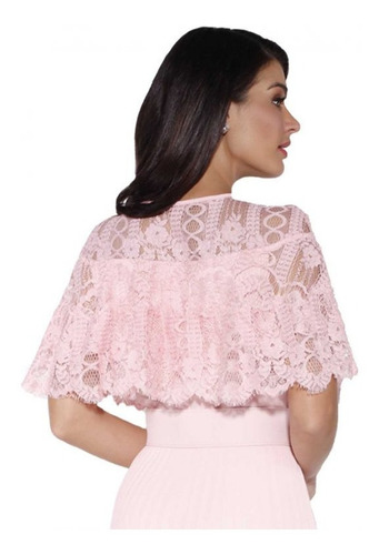 Vestido Fascinius Longo Feminino Bordado Plissado Evangélico