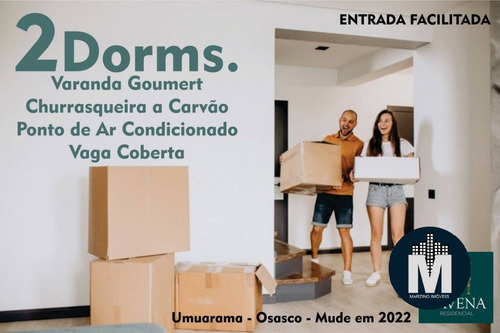 Imagem 7 de 11 de Apto De 2 Dorms 43m² À 46m², Churrasqueira A Carvão Na Varanda - Umuarama - Lm201