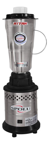 Liquidificador Alta Rotação Spolu Attak Inox 1,75l 127v