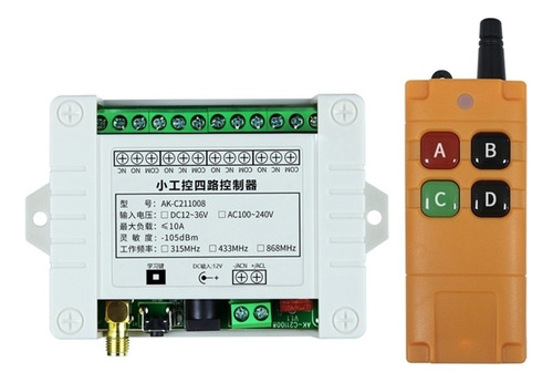 Conjunto De Controle Remoto Y Controle Remoto Industrial 4 T