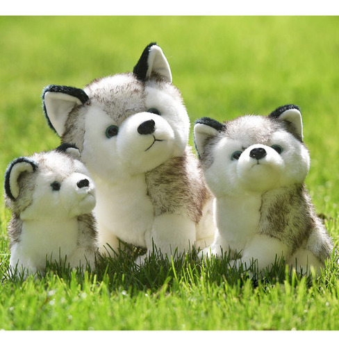 Peluche Husky Perro Peluche Animales Cachorros Juguetes