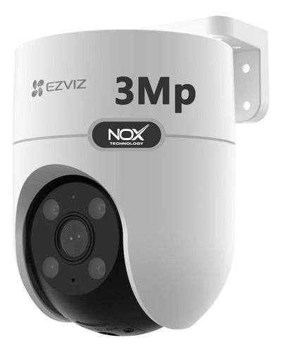 Camara De Seguridad Wifi Ezviz H8c 3mp 2k Sirena Y Luz Color