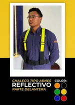 Comprar Chaleco Vial Tipo Arnes Naranja 