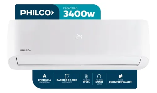 Philco PHS32HA4CNE Split Frío/Calor 2900 fg 3400W Blanco