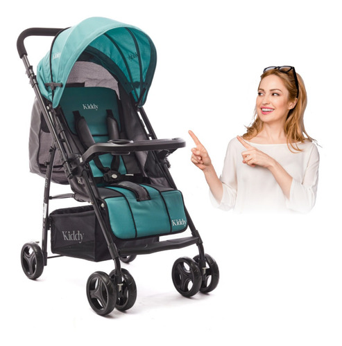 Coche De Paseo Cuna Manija Rebatible Kiddy Go S