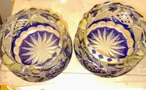 Comprar Ceniceros De Cristal Tallado Set