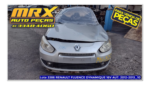 Sucata Renault Fluence Dynamique 2.0 16v Aut 2013 Pecas