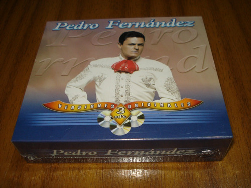 Box Cd Pedro Fernandez / Grandes Exitos(nuevo Y Sellad) 3 Cd