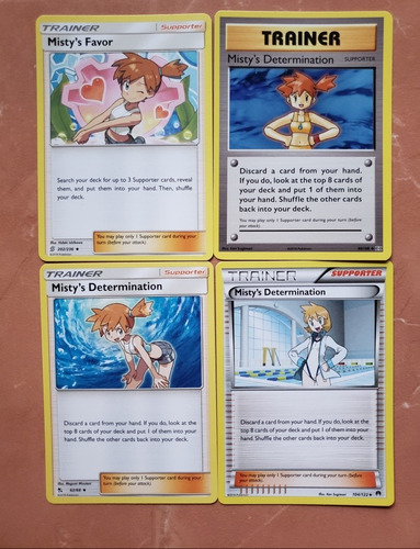 Mysty's Determination 104/122 Trainer Pokemon Tcg 4 Carta