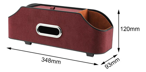 Reposacabezas Del Automóvil Caja De Almacenamiento Del Rojo