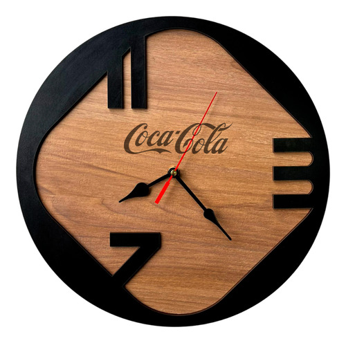 Reloj Personalizado Moderno Con Logo X10 Unidades Scoth/negro Scoth