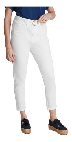 Pantalon Slim 5 Bolsillos Con Cinturon - 73103205