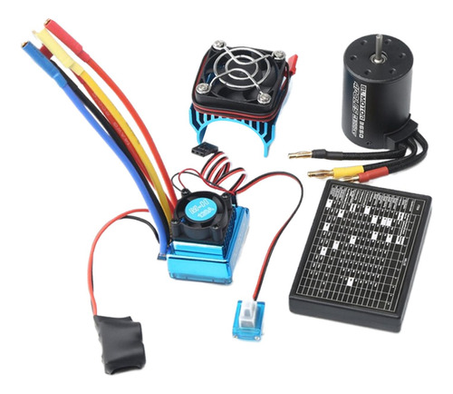 3650 4300kv Motor Sin Escobillas Ces Radiador 120a Esc