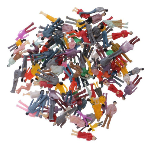 100x Ho : 100 Peoples Passenger Model Set Decoração De