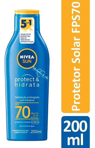 Protetor Solar Nivea Sun Protect & Hidrata Fps70