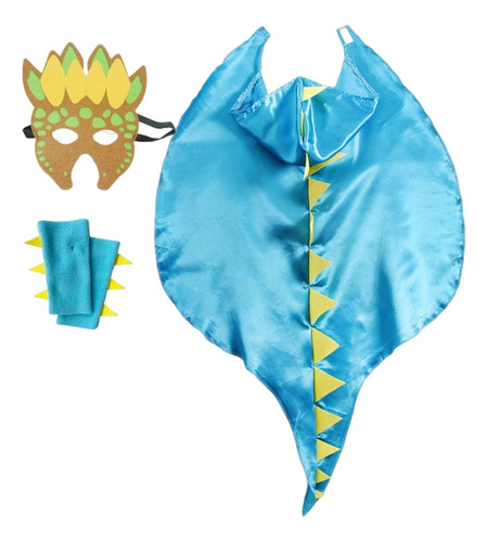 Disfraz De Dinosaurio Fantasía Capa Creativa Ropa, Con
