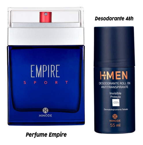 Imagem 5 de 9 de Perfume Empire Sport + Antitranspirante Roll-on H-men