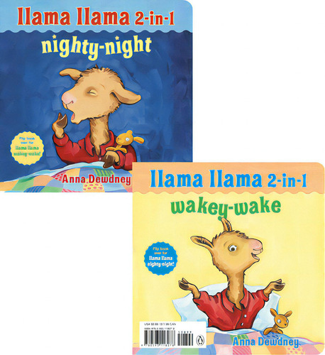Llama Llama 2-in-1: Wakey-wake/nighty-night, De Dewdney, Anna. Editorial Viking Books For Young Readers, Tapa Dura En Inglés