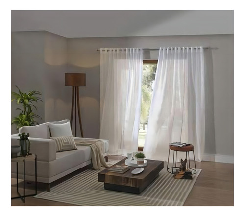 Cortina Renda para sala de estar/dormitorio, 3,50 de largo x 2,20 de alto, pantalla beige