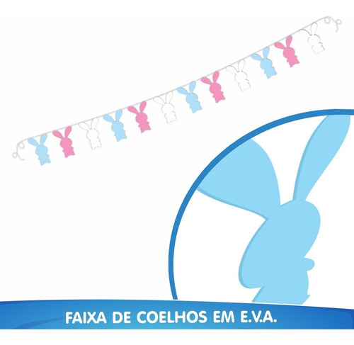 Imagem 9 de 10 de Kit Festa Fácil Feliz Páscoa Do Coelho - Decoração Divertida