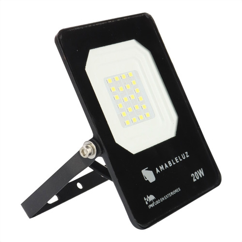 Reflector Luz Led Blanca 20w Portátil Retráctil  