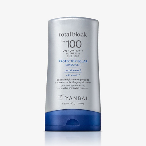 Yanbal Bloqueador Solar Spf100 Total Block - Nuevo Sellado