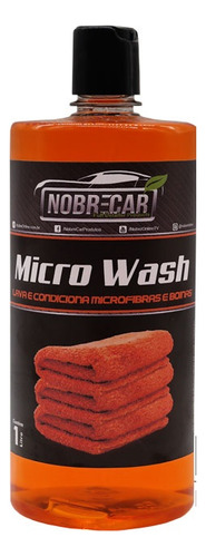 Shampoo Detergente Lavar Pano Microfibra Boina 1l