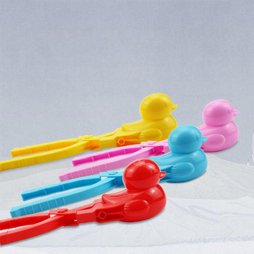 2 X 4pcs / Set Snowball Maker Clip Winter 3d Penguin Snowman