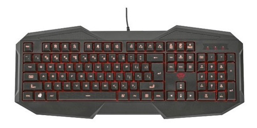 Teclado Gamer Trust Gxt 830 Led Illuminado Programable