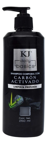 Shampoo Corporal Con Carbón Activado Kj Original