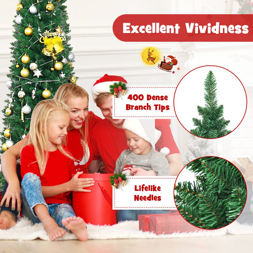 Árbol De Navidad Artificial Pino Hingde 2 4 Metros Verde