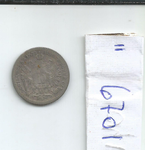 P 35 Austria Moneda De Plata 10 Kreuzer 1872 (Usado)
