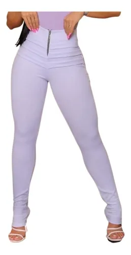 Calça branca feminina cintura alta mercado livre sales