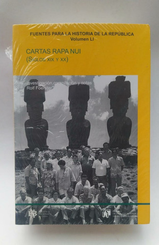 Libro Cartas Rapa Nui (siglos Xix Y Xx)/ Rolf Foerster Dibam